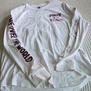 White Long Sleeve Graphic Tee